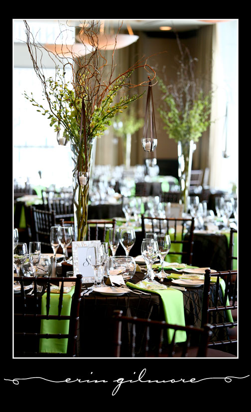 Check out the detail photo of the guest escort card table and read more